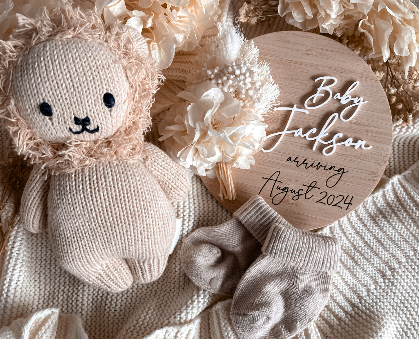 Digital file pregnancy announcement