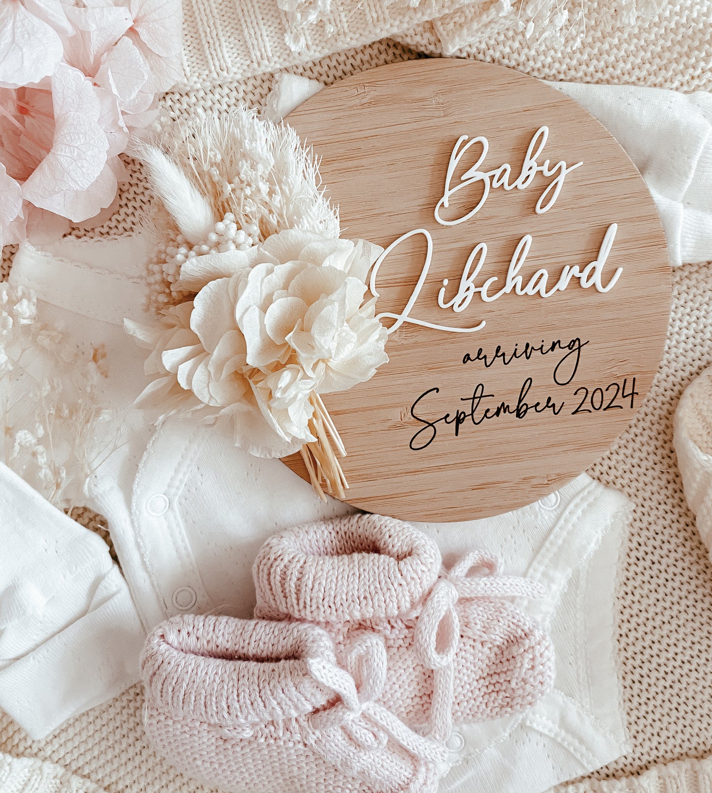 Digital file pregnancy announcement