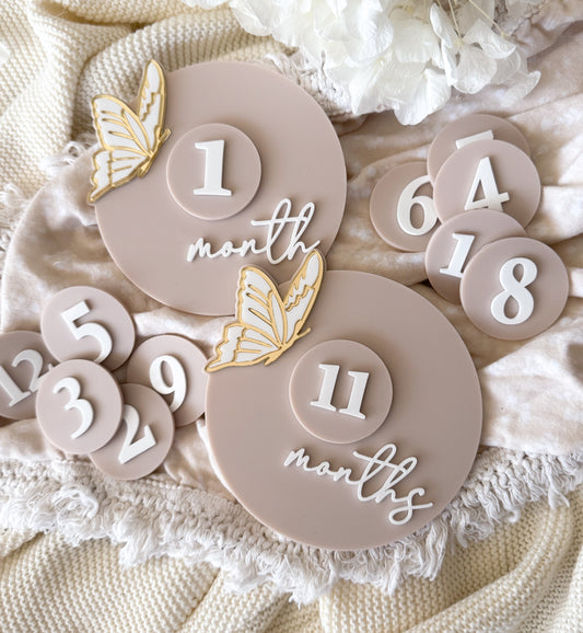 Butterfly baby milestone signs