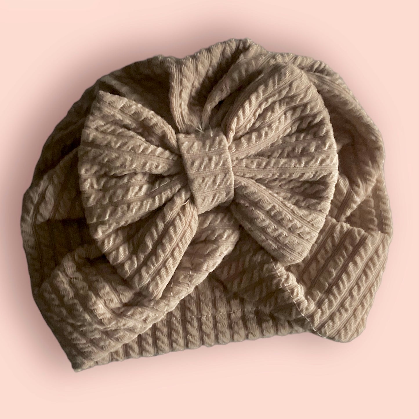 Latte newborn baby hat