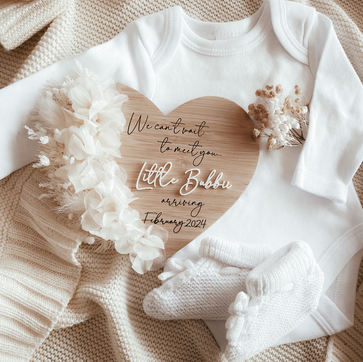 Digital file pregnancy announcement