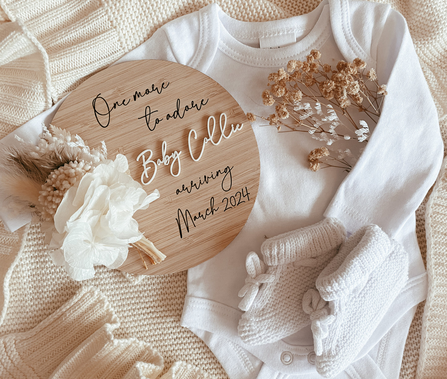 Digital file pregnancy announcement