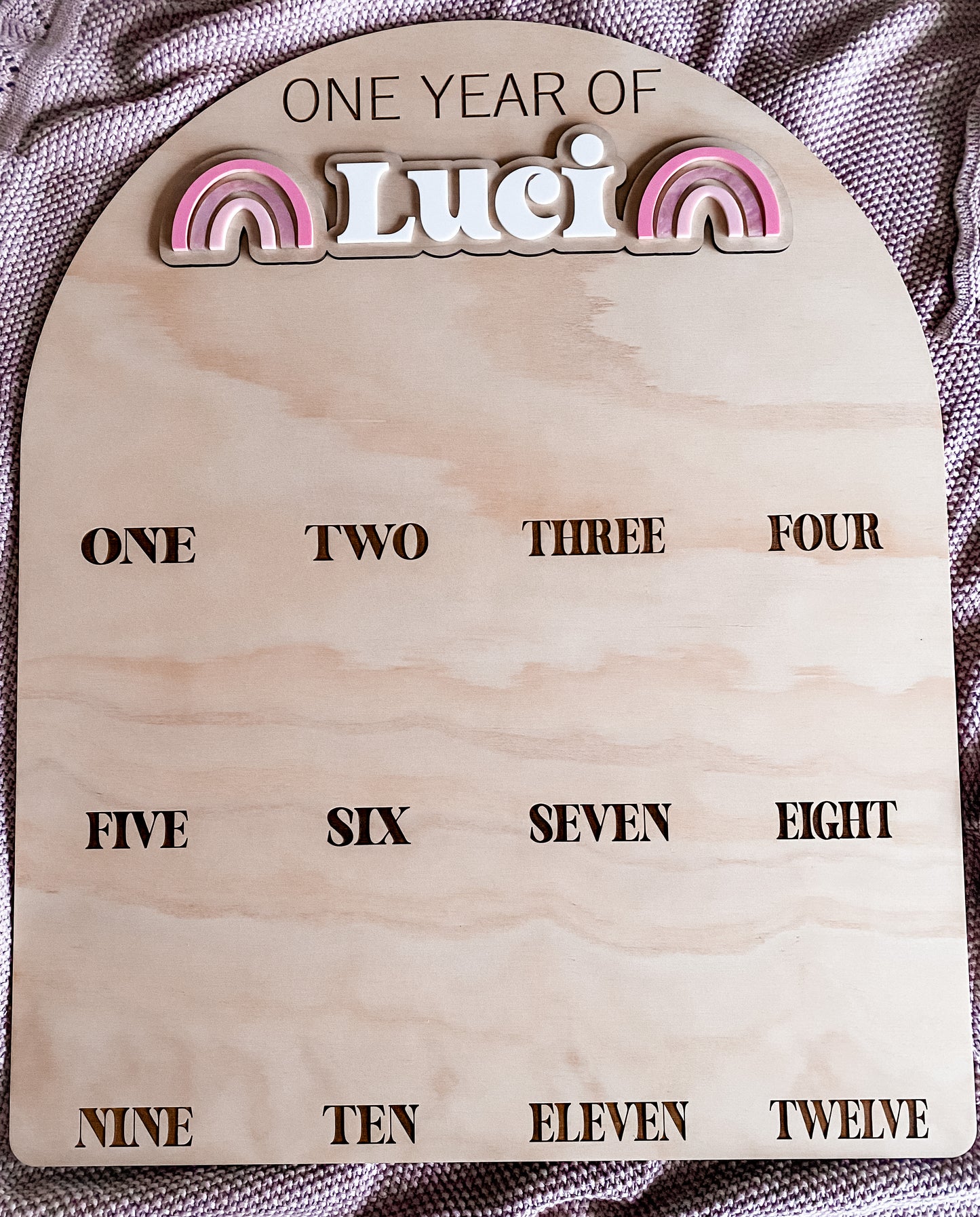 Photo prop birthday board