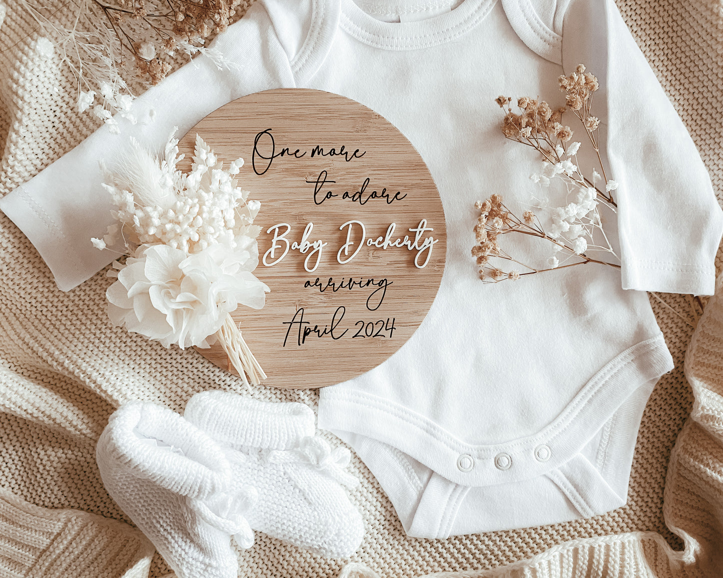 Digital file pregnancy announcement
