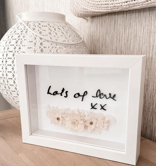 Mother’s Day special message/ heart drawing frame