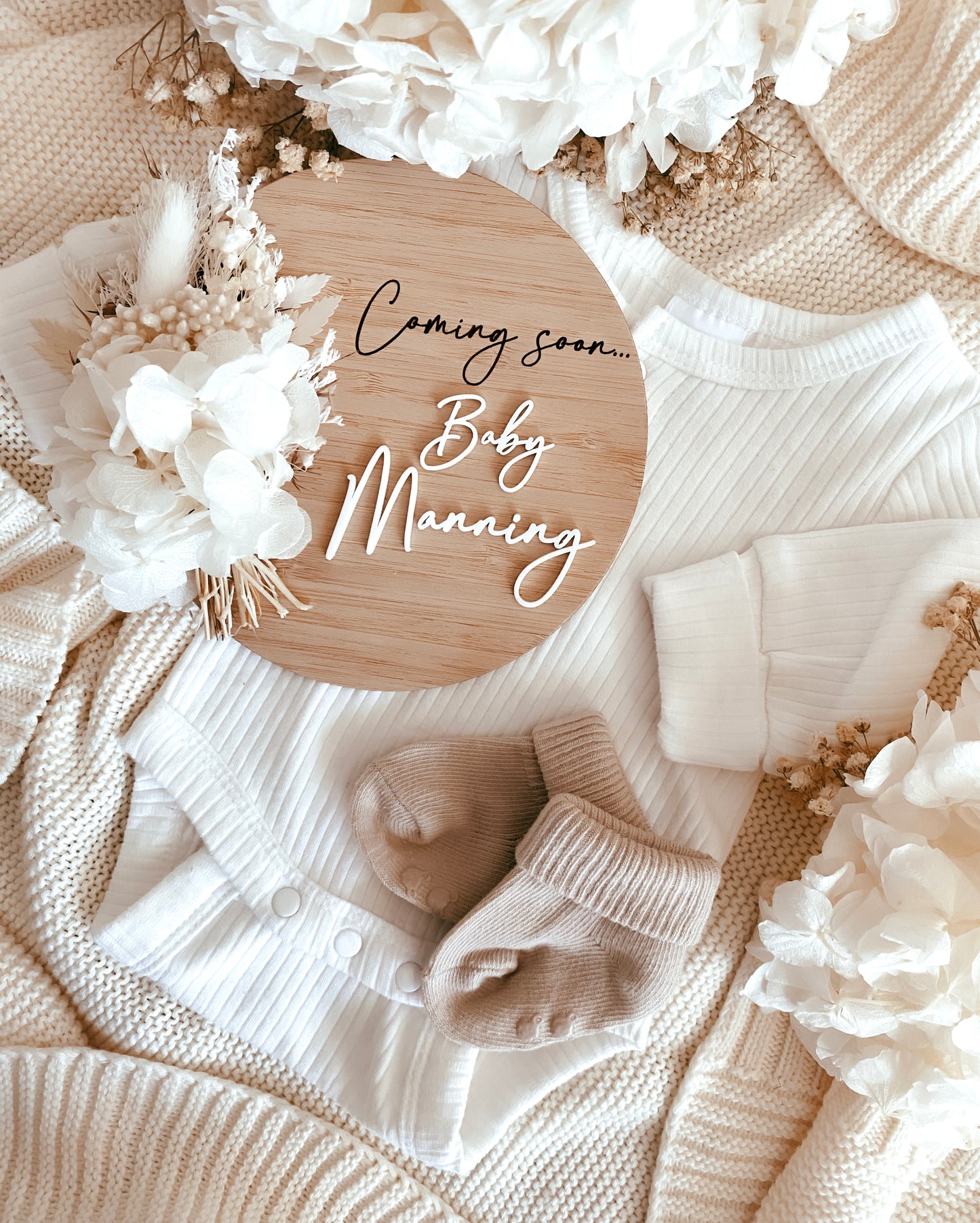 Digital file pregnancy announcement