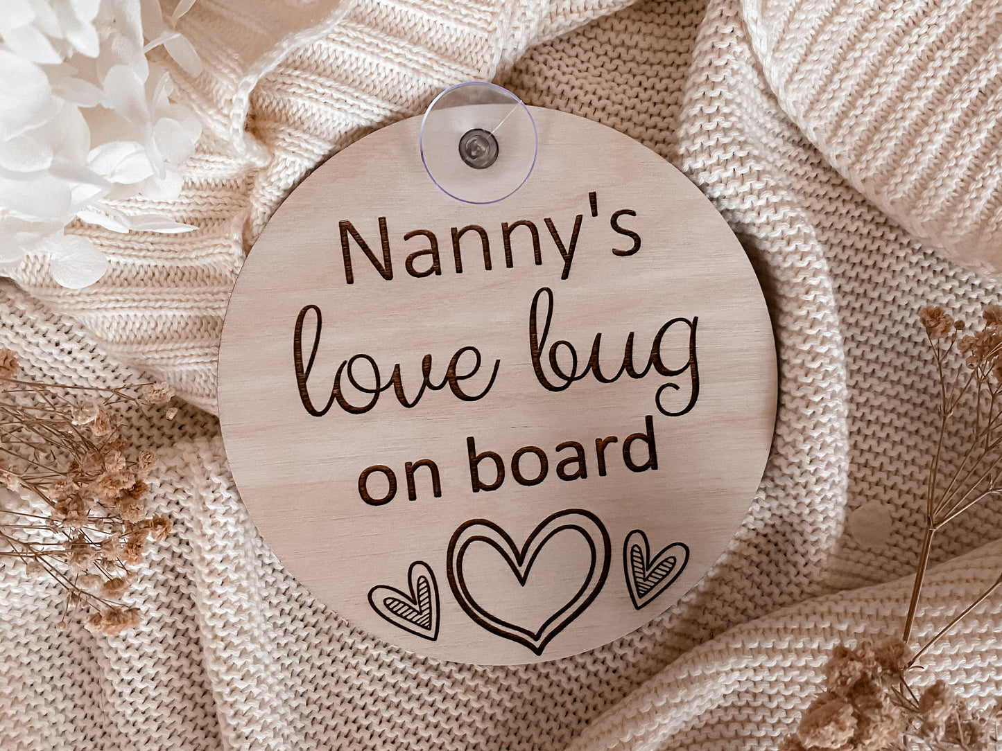 Mother’s Day car sign
