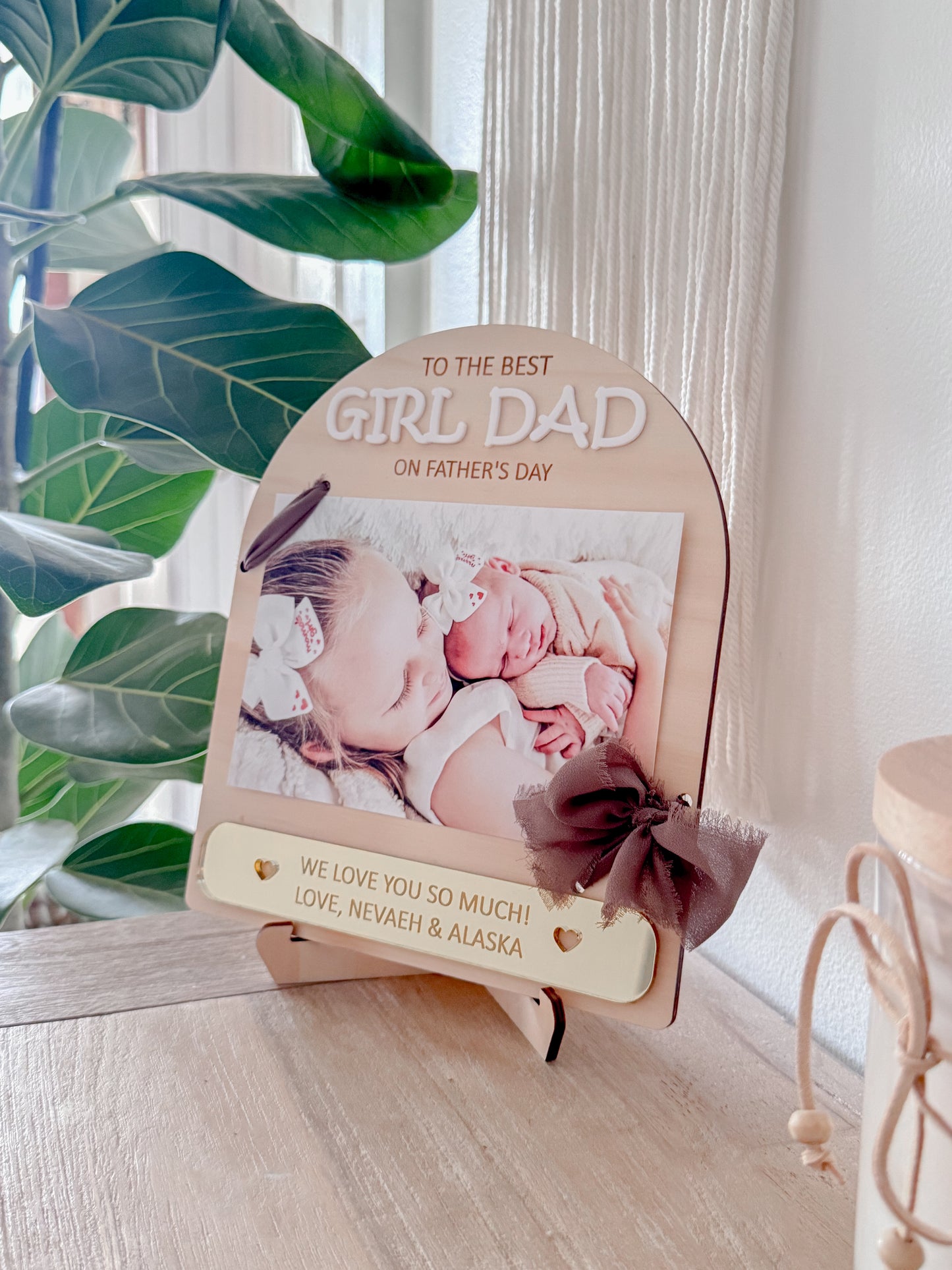 Father’s Day personalised photo display