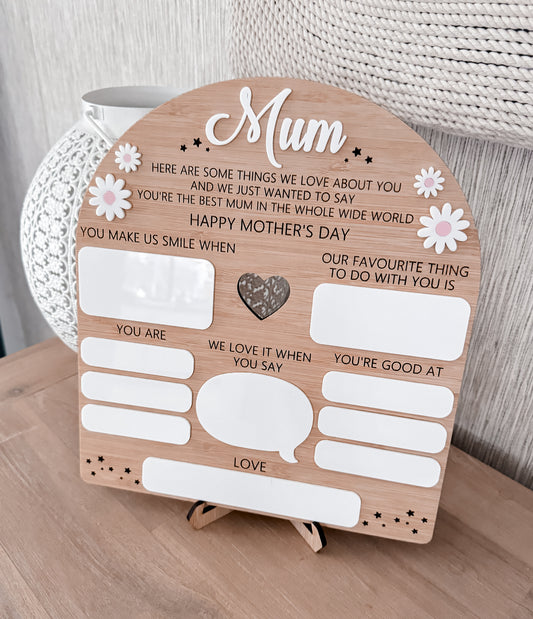 Mother’s Day all about my Mum board!