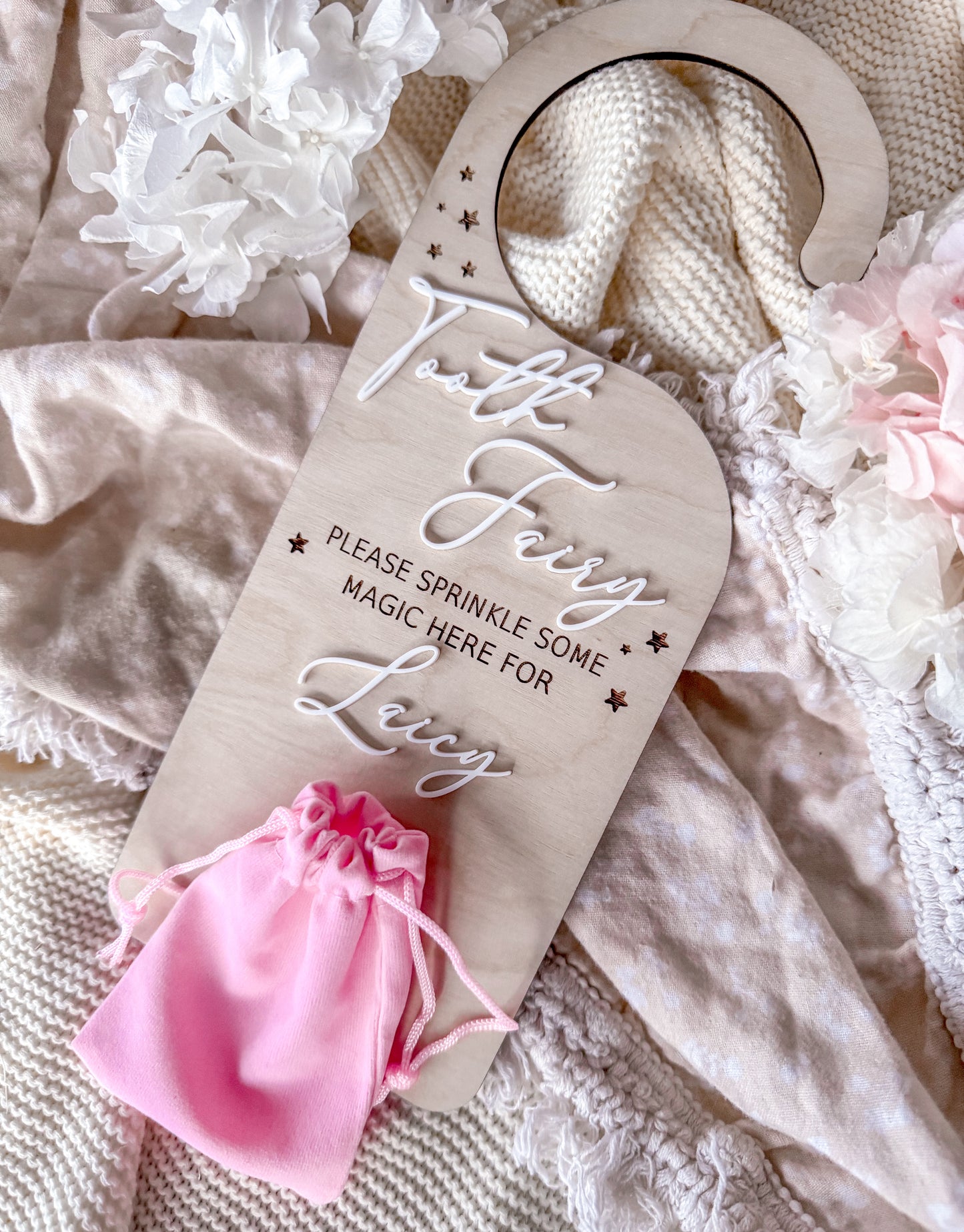 Tooth fairy door hanger
