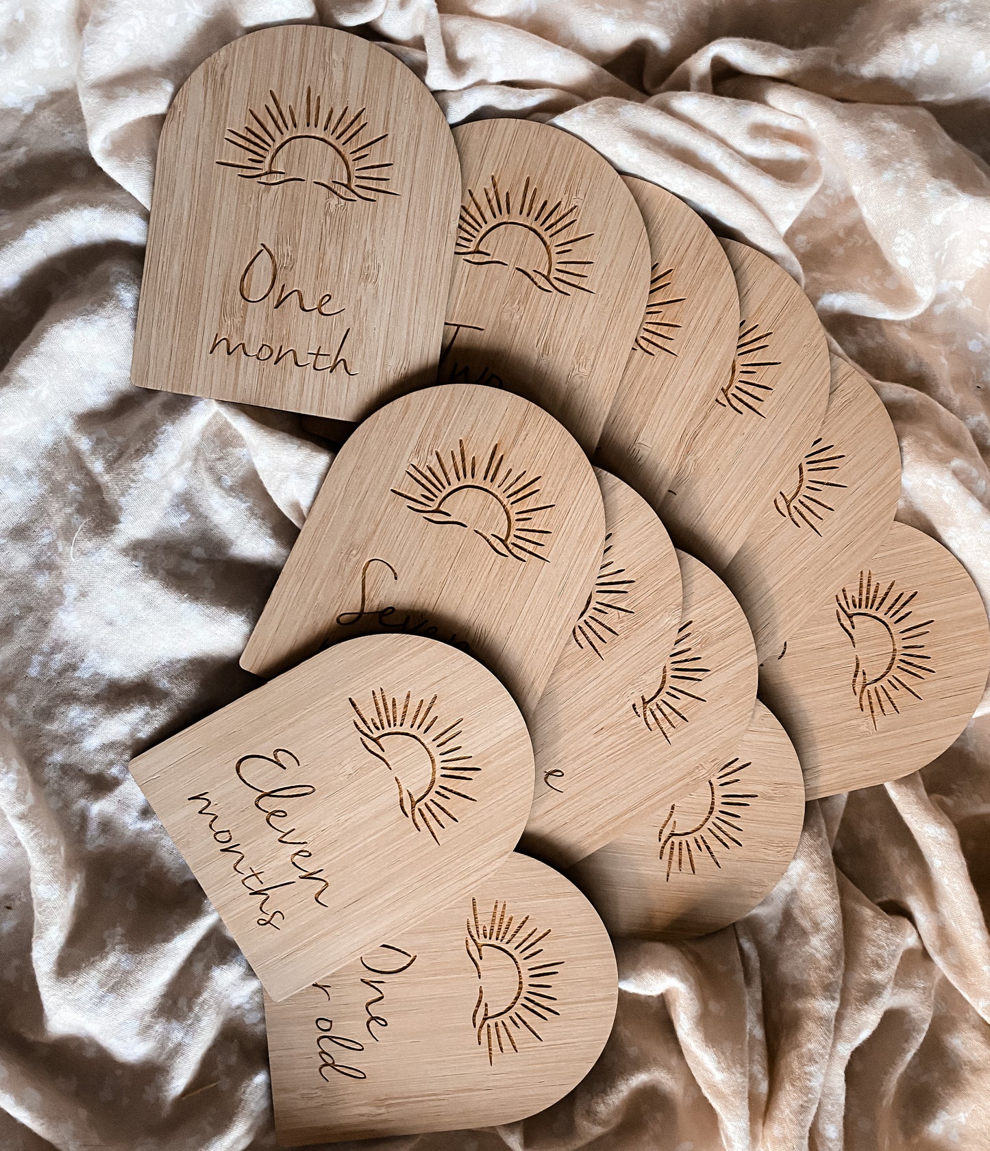 Boho Sun monthly milestone pack