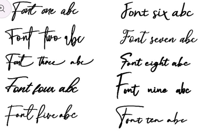 White and purple writeable announcement