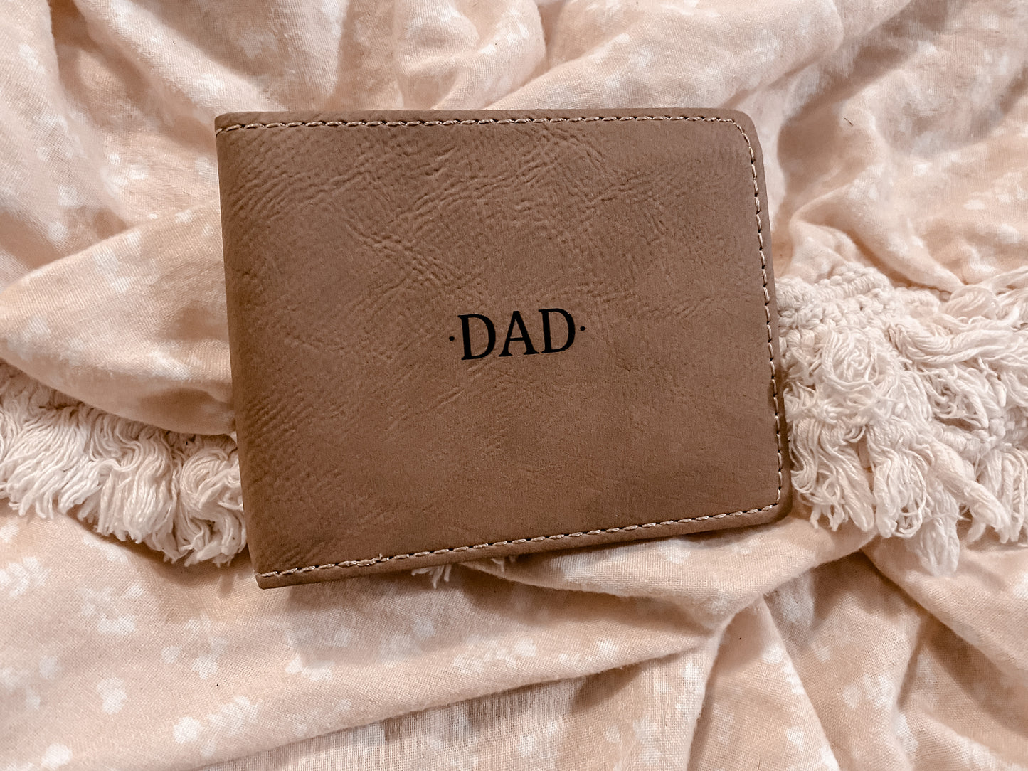 Personalised Father’s Day wallet buckskin