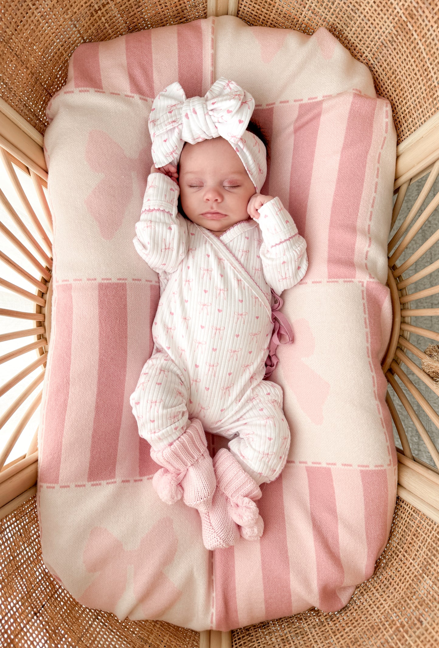 Sweetheart kimono onesie