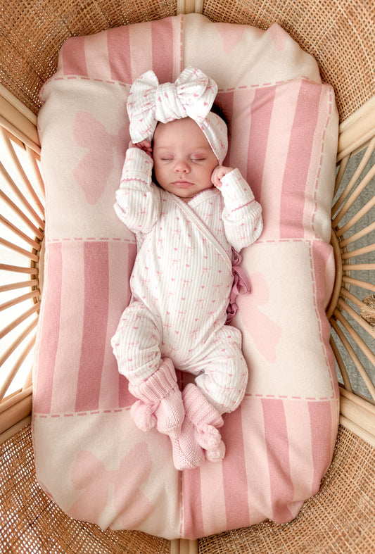 Sweetheart kimono onesie
