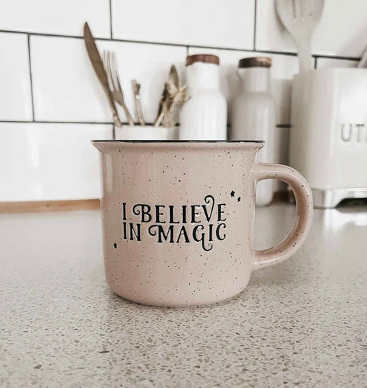 I believe in magic ceramic mug