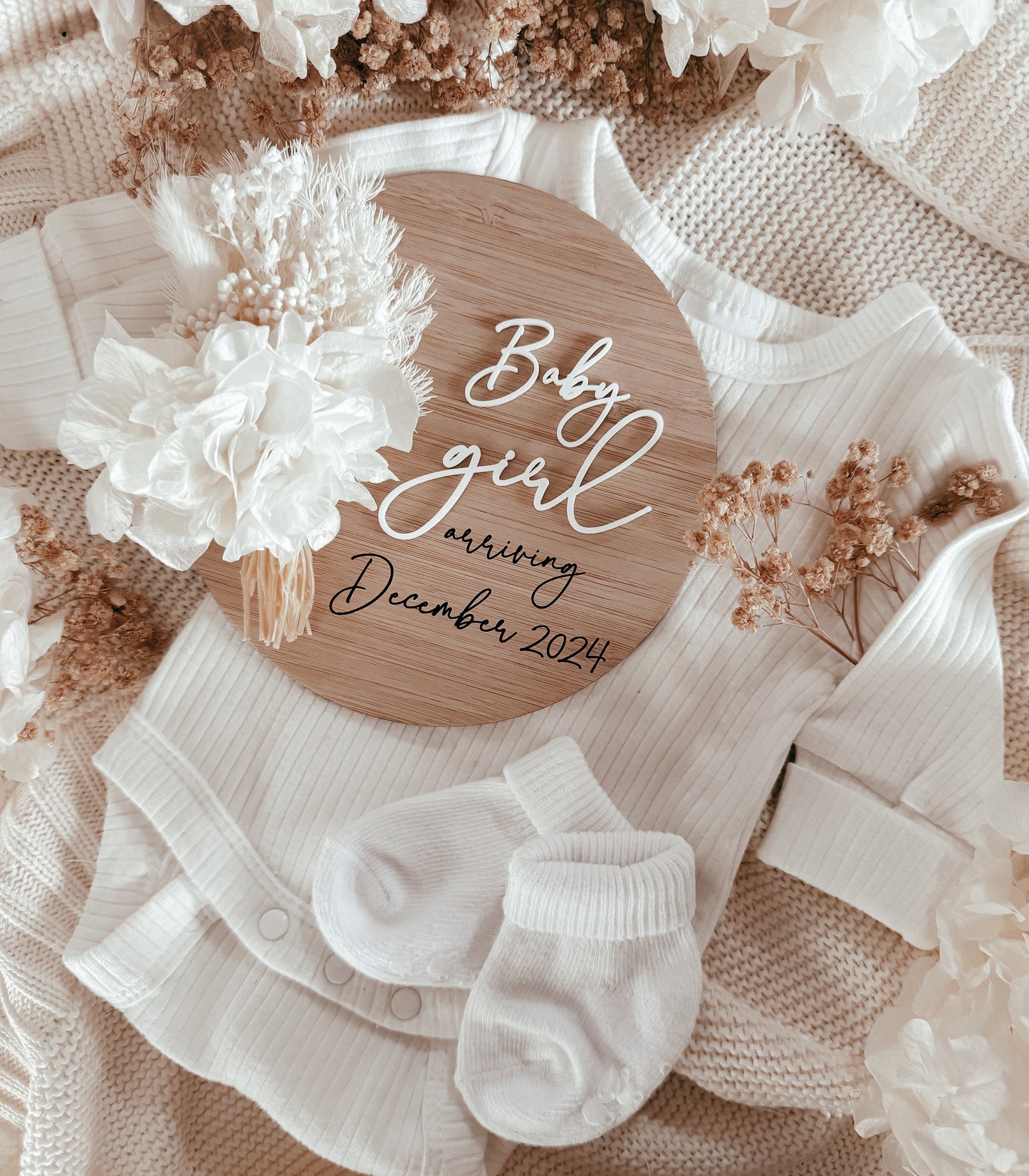 Digital file pregnancy announcement