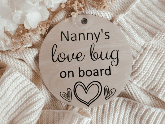 Mother’s Day car sign