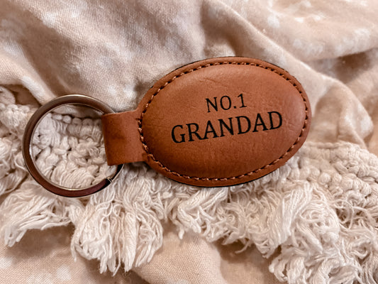 Chestnut oval keyring