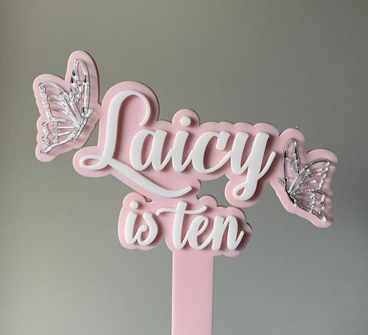 Butterfly cake topper