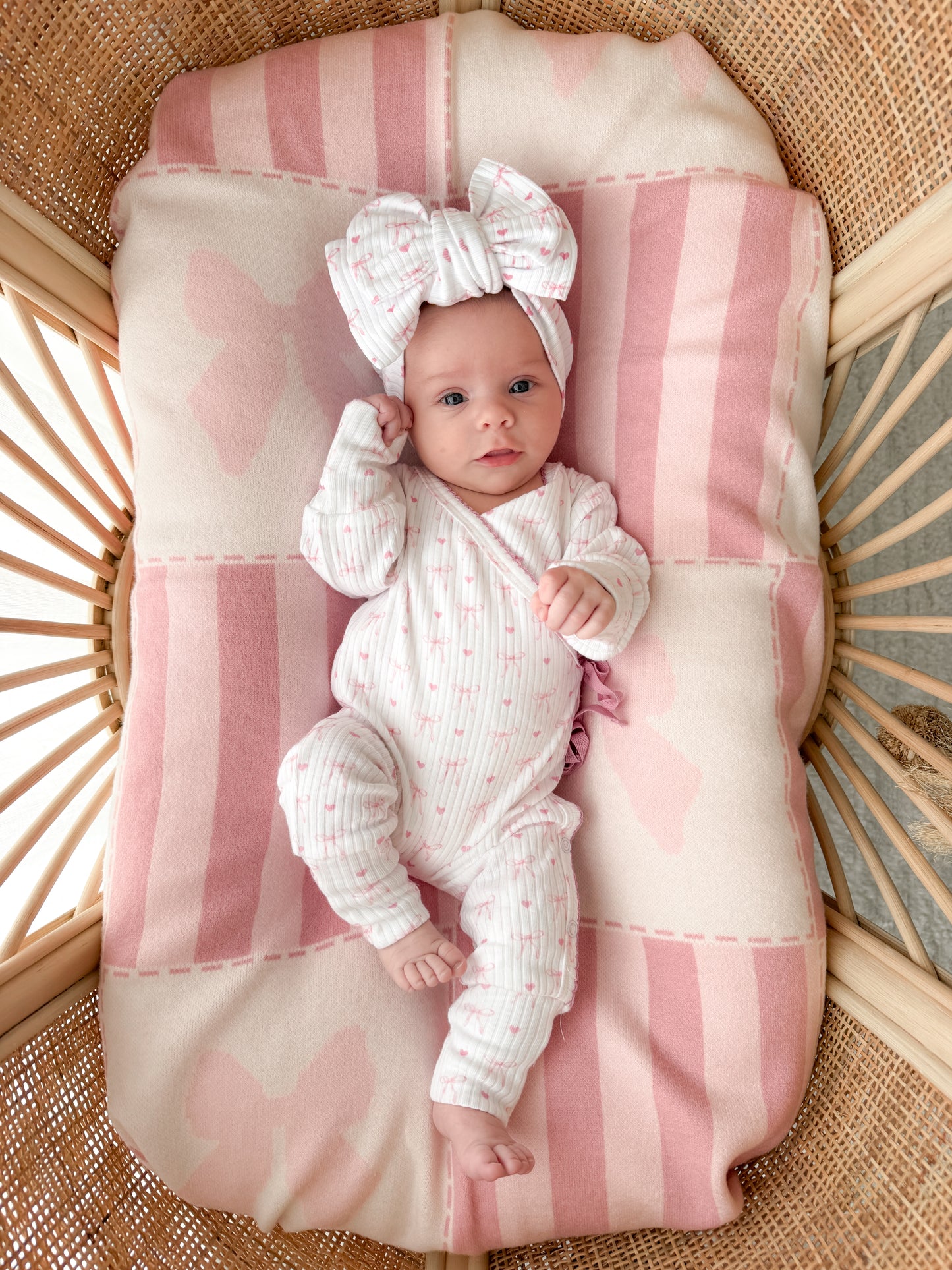 Sweetheart kimono onesie