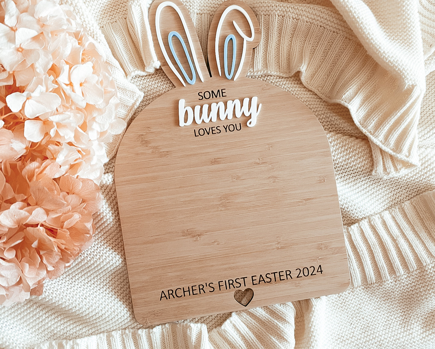 Easter hand or foot print decoration plaque