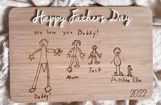 Father’s Day drawing transfer