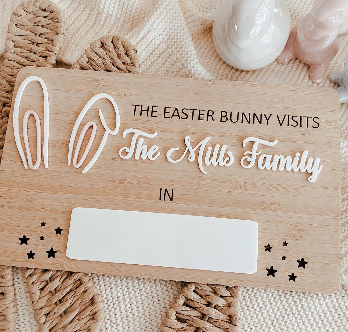 Easter bunny standing countdown