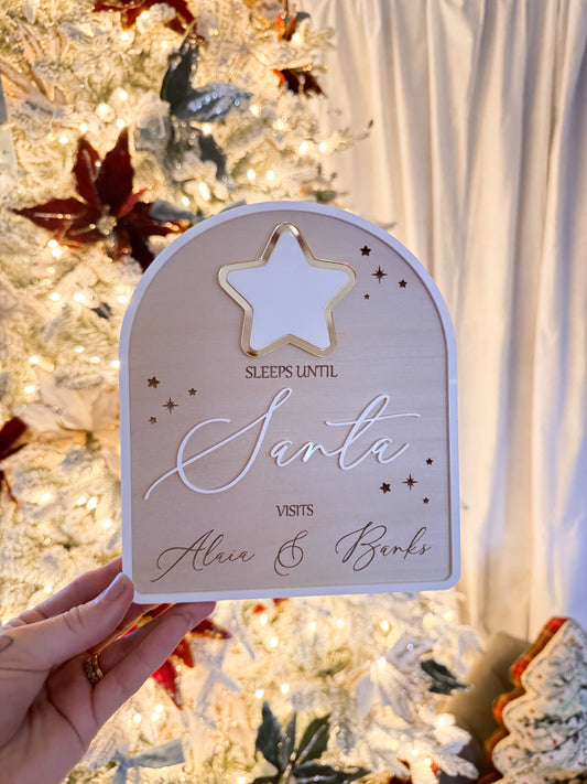Personalised Christmas countdown