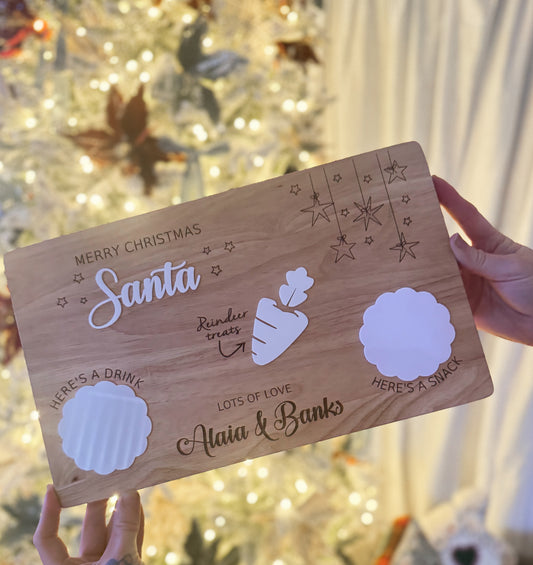 Personalised Santa treat board