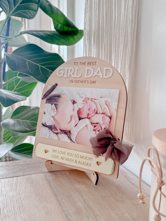 Father’s Day personalised photo display