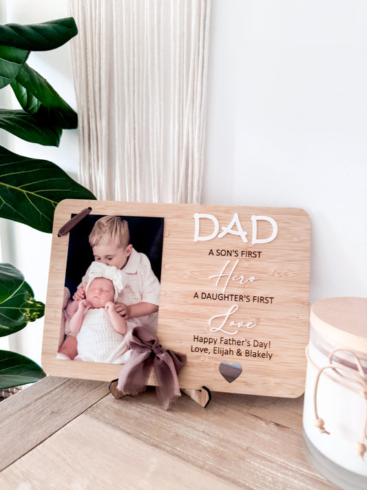 Father’s Day photo display