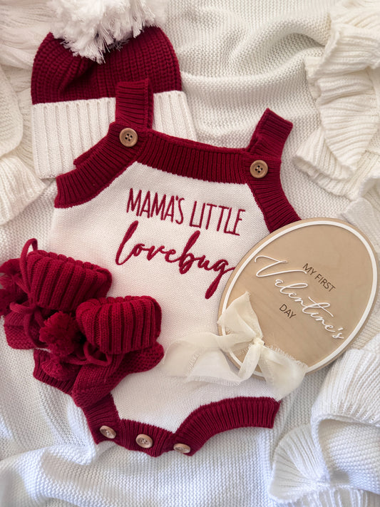 Mama’s little lovebug romper