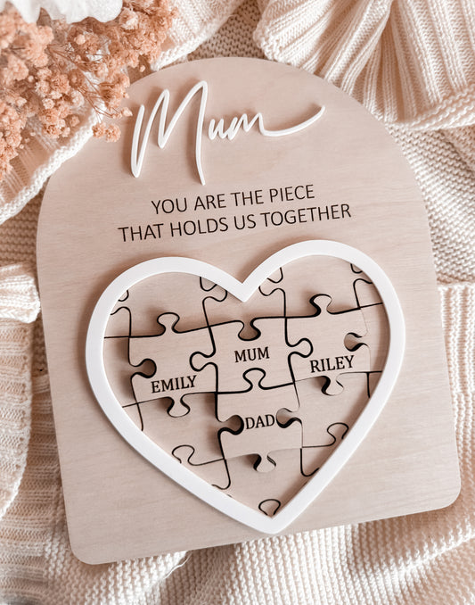 Mother’s Day puzzle piece