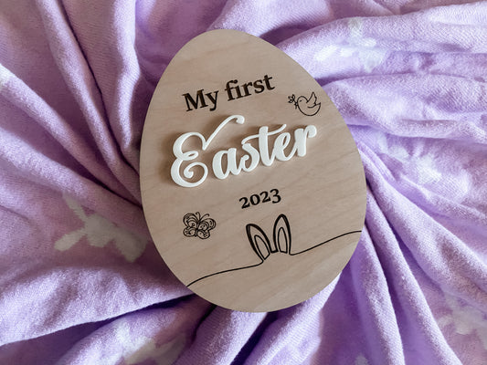 My first Easter sign - can be personalised