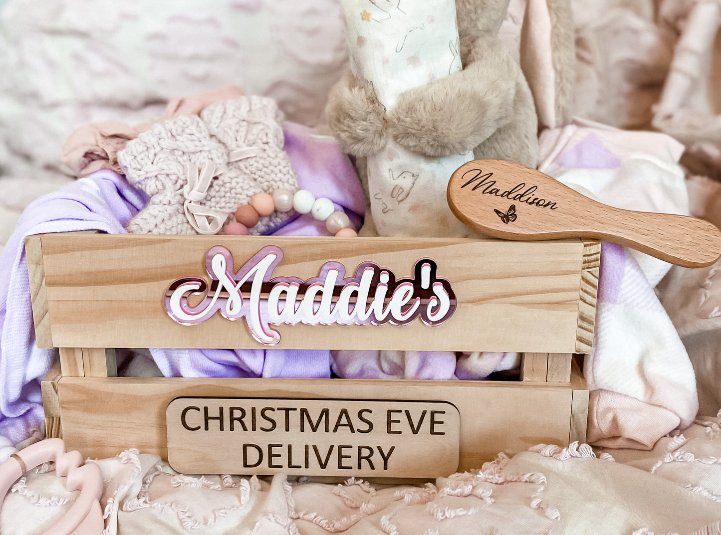 Large Special occasion crate - 2 removable tags