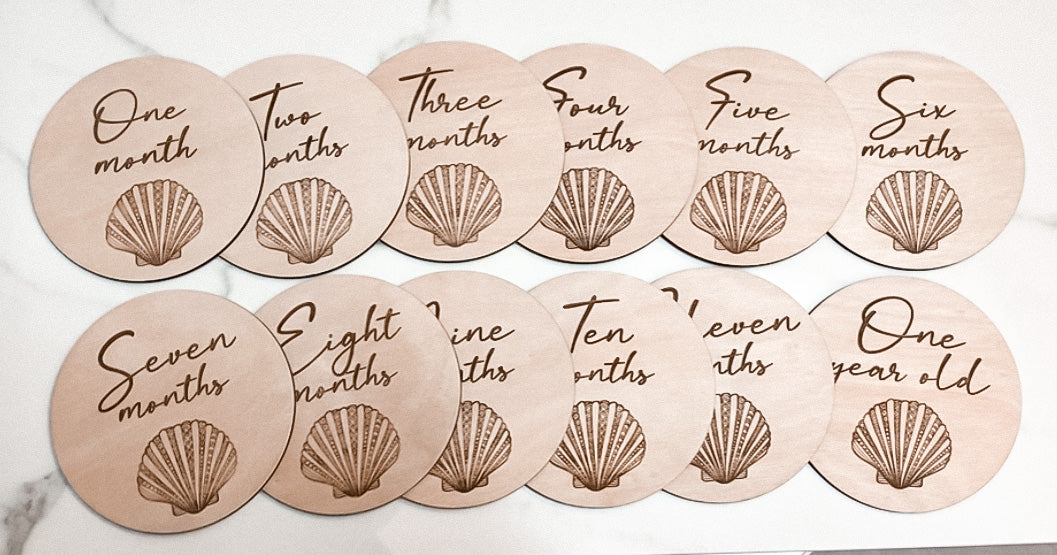 Shell monthly milestones – Penny and Co Collections